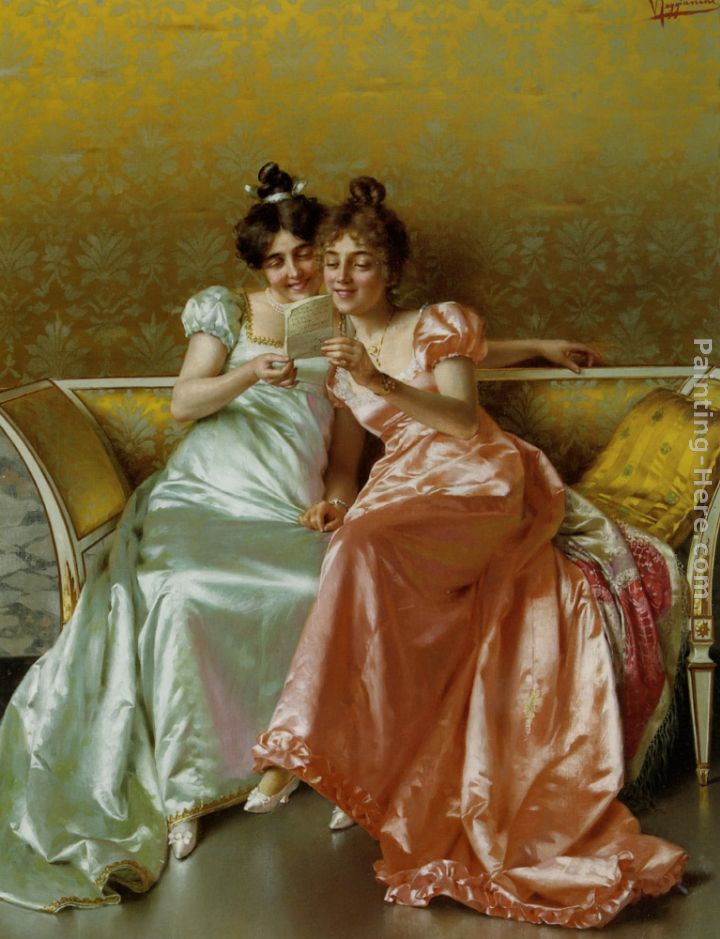 The Letter painting - Vittorio Reggianini The Letter art painting